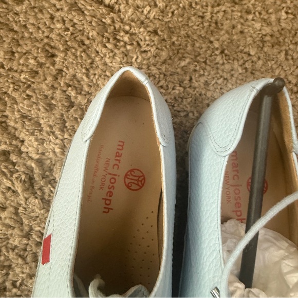 Sky Blue Leather Women's Sneakers! NEW! - Picture 5 of 7